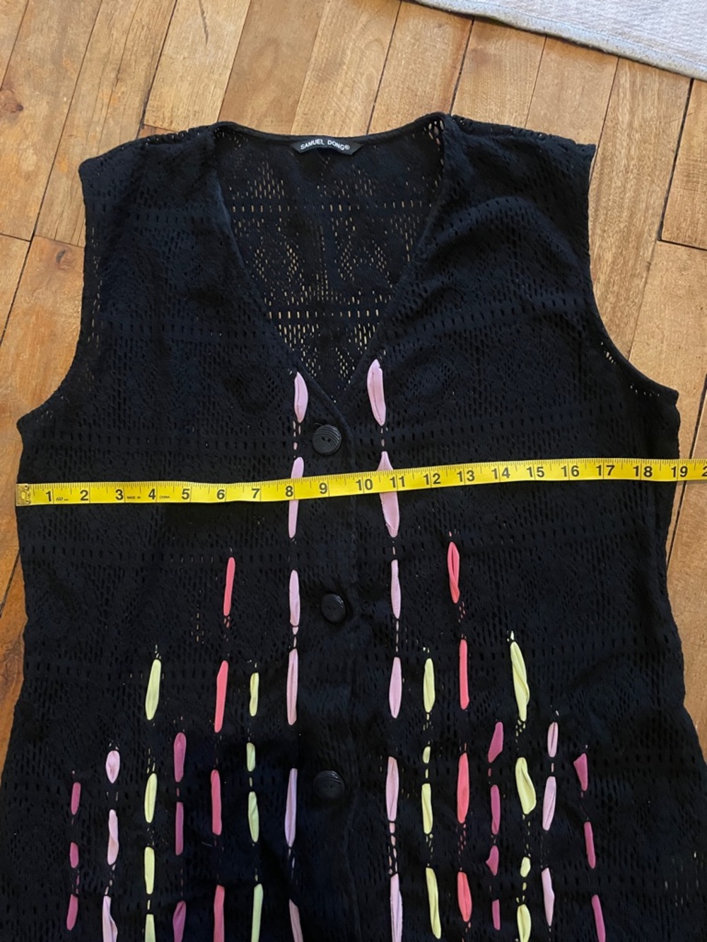 Samuel Dong Designer Vest-Size Medium - Picture 8 of 9